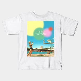 It's not that deep (vintage motel) Kids T-Shirt